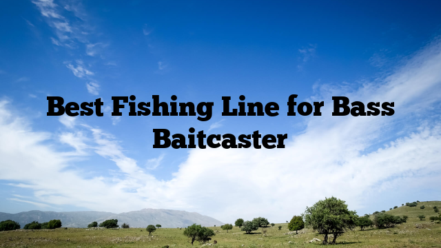 Best Fishing Line for Bass Baitcaster